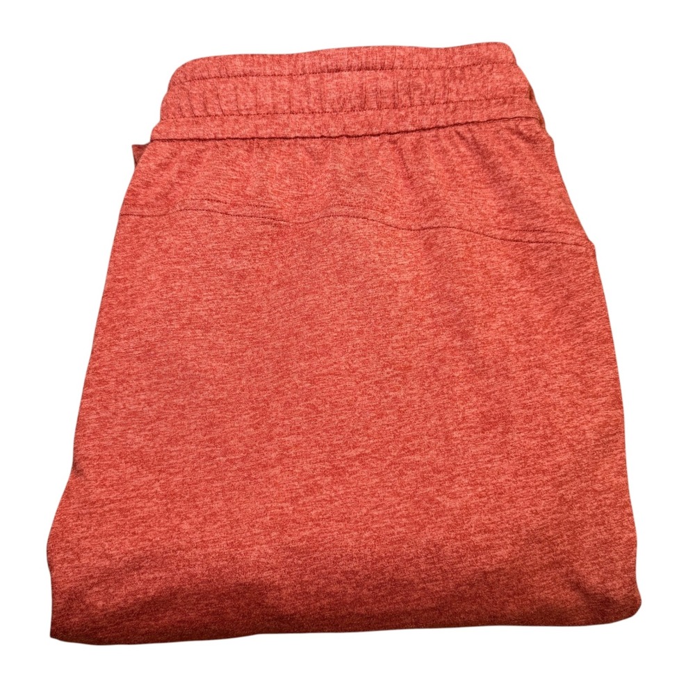 Lululemon Soft Jersey Classic Fit Mid Rise Joggers Red Heathered Womens Sz 10